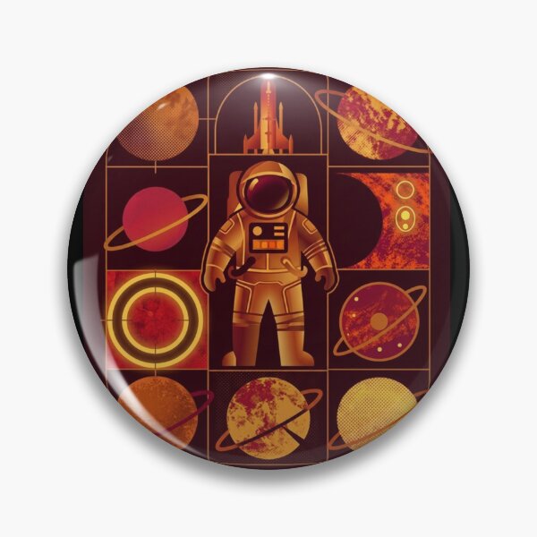 Item preview, Space Retro Rust designed and sold by SportsShip.