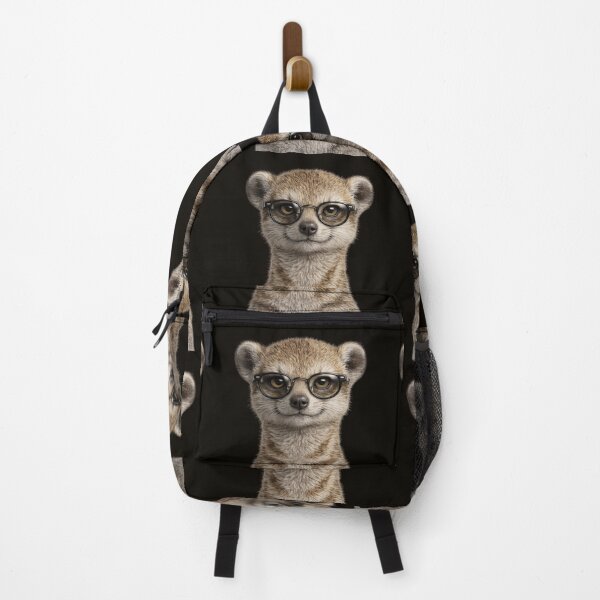 Item preview, Cute Meerkat Wearing Glasses Portrait designed and sold by BagFactoryUK.