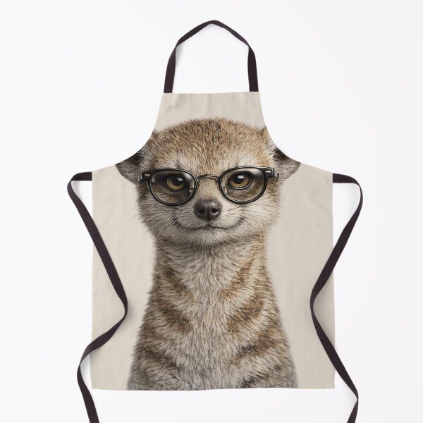Item preview, Cute Meerkat Wearing Glasses Portrait designed and sold by BagFactoryUK.