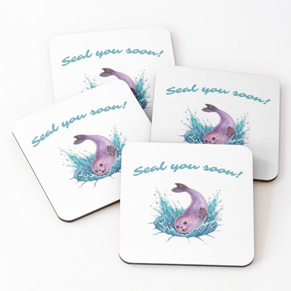 Item preview, Seal you soon! Funny farewell gifts with seals designed and sold by ewicraft.