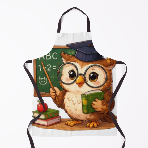Item preview, Cute Teacher Owl Kawaii School Professor designed and sold by DailyDoodlesBySumbul.