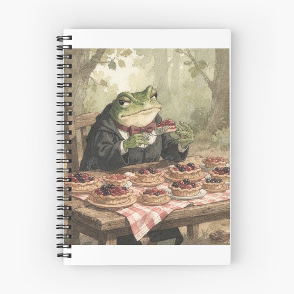 Item preview, Frog Judge at the Pond Pie Bake-Off designed and sold by PictorialWhimsy.