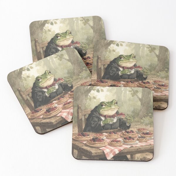 Item preview, Frog Judge at the Pond Pie Bake-Off designed and sold by PictorialWhimsy.