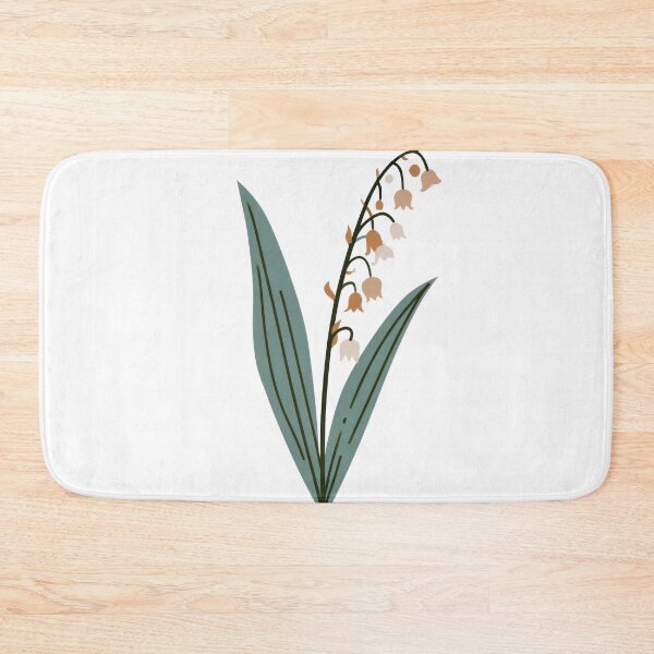 Item preview, MAY BIRTH FLOWER LILY OF THE VALLEY ART designed and sold by MarkedArtPrints.