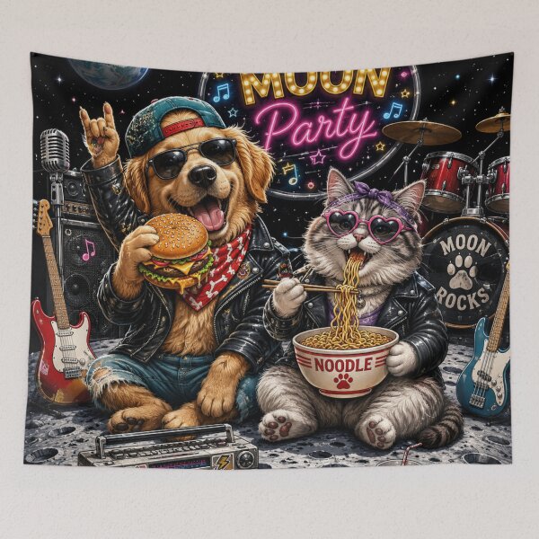 Item preview, Moon rocky party designed and sold by urbanshop7.
