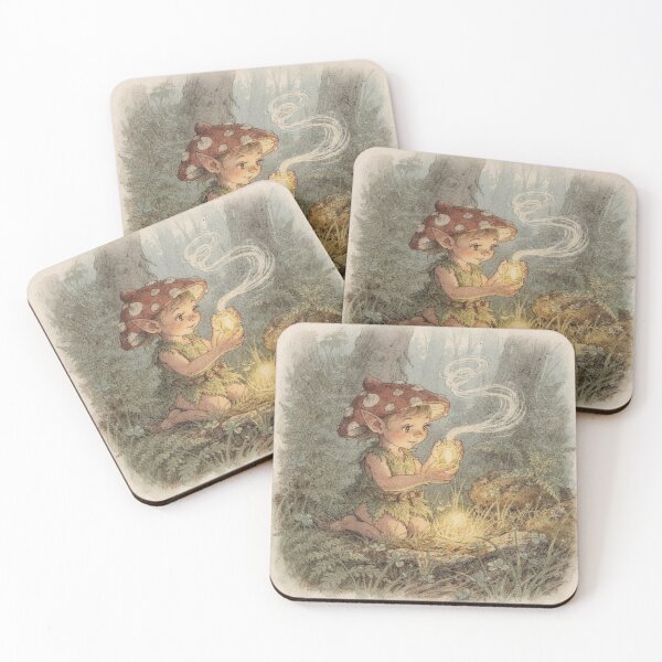Item preview, Toadstool Sprite Bottling Morning Fog designed and sold by PictorialWhimsy.