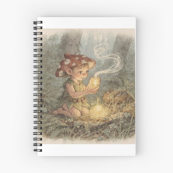 Item preview, Toadstool Sprite Bottling Morning Fog designed and sold by PictorialWhimsy.