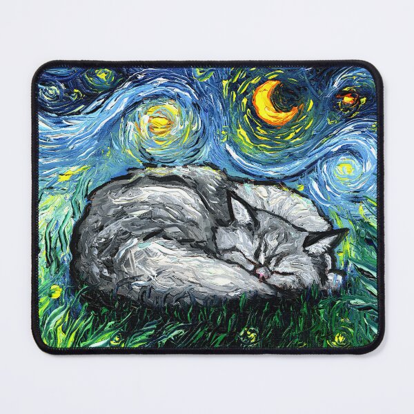 Item preview, Sleepy Gray Persian Night designed and sold by AjaTrier.