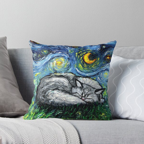 Item preview, Sleepy Gray Persian Night designed and sold by AjaTrier.