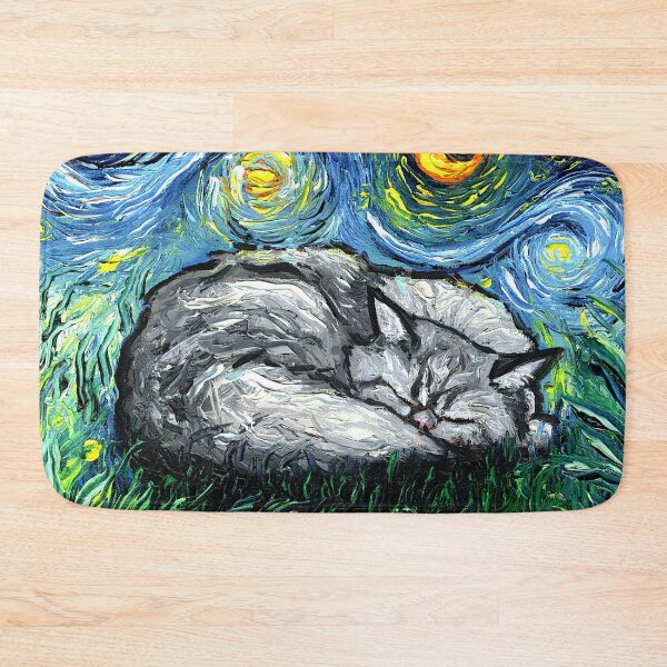 Item preview, Sleepy Gray Persian Night designed and sold by AjaTrier.