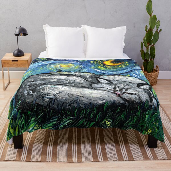 Item preview, Sleepy Gray Persian Night designed and sold by AjaTrier.