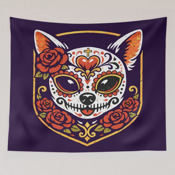 Item preview, Chihuahua of the Dead designed and sold by Cathedral of Curiosity.