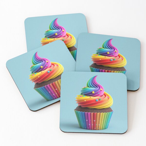 Item preview, Colorful Rainbow Cake – Sweet Dessert Baking Illustration 3 designed and sold by WordPlayStudio.