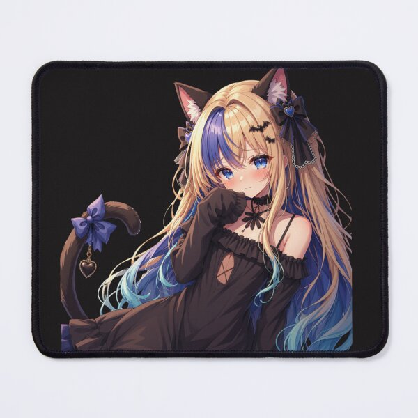 Item preview, Shy Gothic Neko Girl Aelyra designed and sold by Revyra.