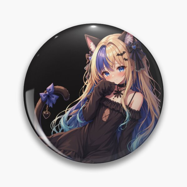 Item preview, Shy Gothic Neko Girl Aelyra designed and sold by Revyra.