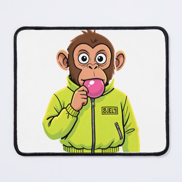Item preview, Cool Monkey Chewing Bubble Gum Retro Neon Jacket designed and sold by KCasual.