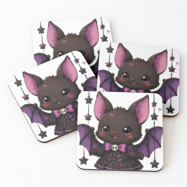 Item preview, Cute Gothic Bat Kawaii Dark Princess designed and sold by DailyDoodlesBySumbul.