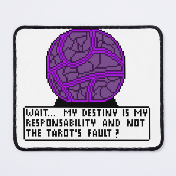 Item preview, My Destiny Is My Responsibility - Funny Pixel Art Crystal Ball designed and sold by fxckdraws.