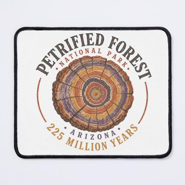 Item preview, Petrified Forest National Park Arizona Vintage Fossil Wood Tree Ring 225 Million Years designed and sold by The Junto Shop.