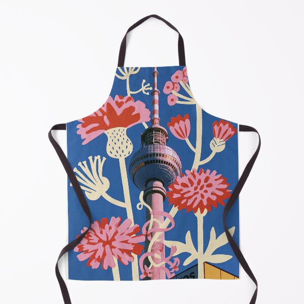 Item preview, Berlin TV Tower Colorful Flower Art designed and sold by Kunst&Kontrast.