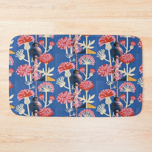 Item preview, Berlin TV Tower Colorful Flower Art designed and sold by Kunst&Kontrast.