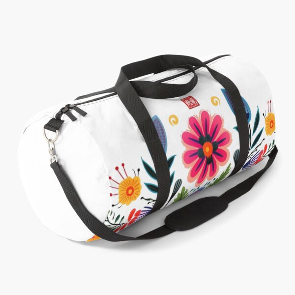 Item preview, Vibrant Folk Floral Bouquet | Colorful Botanical Art designed and sold by Fei Long Design Hub.