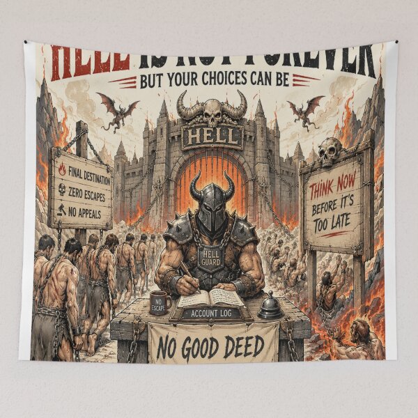 Item preview, Dark gothic moral quote designed and sold by urbanshop7.