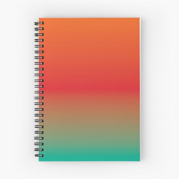 Item preview, Retro Orange Red and Teal Ombre Gradient designed and sold by BetweenForms.