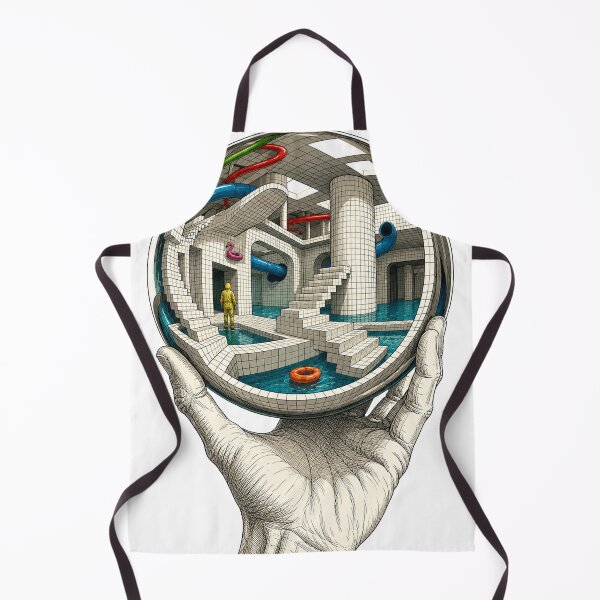Item preview, Poolrooms Hand With Reflecting Sphere Escher designed and sold by simdragonart.