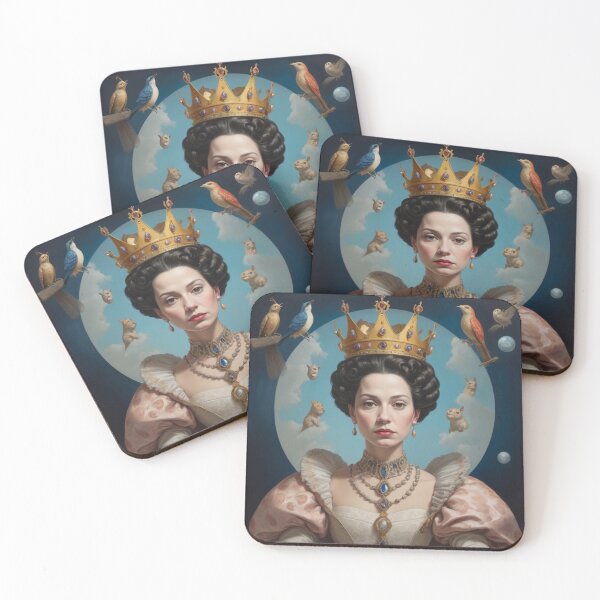 Item preview, Surreal Queen Portrait Fantasy Royalty designed and sold by GenesisArtis.