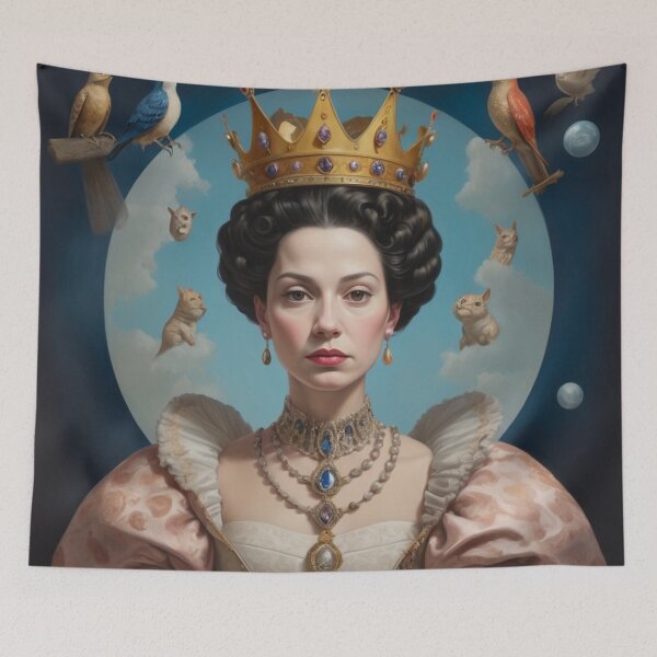 Item preview, Surreal Queen Portrait Fantasy Royalty designed and sold by GenesisArtis.