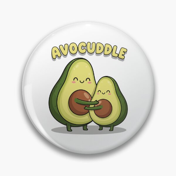 Item preview, Avocuddle Cute Avocado Hugging Couple Pun designed and sold by Amir Faysal.