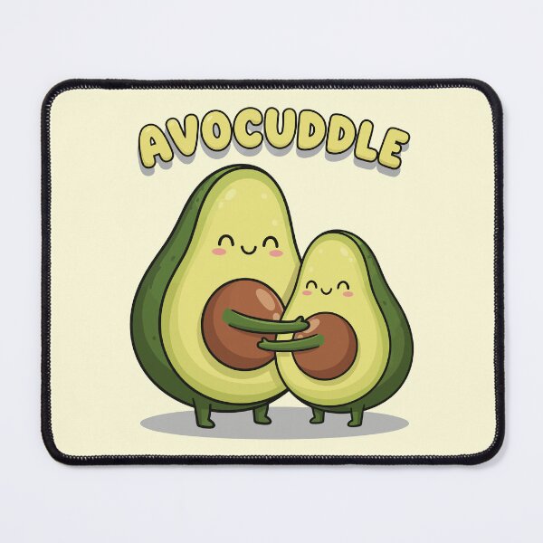 Item preview, Avocuddle Cute Avocado Hugging Couple Pun designed and sold by Amir Faysal.