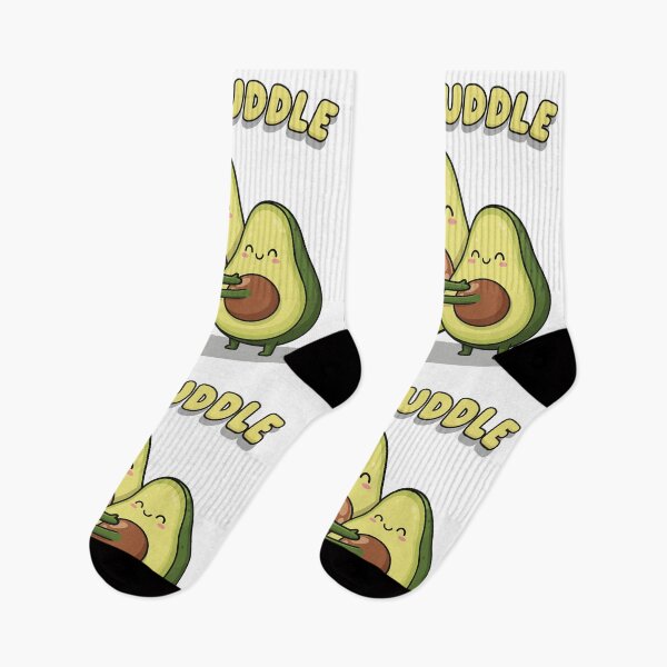 Item preview, Avocuddle Cute Avocado Hugging Couple Pun designed and sold by Amir Faysal.