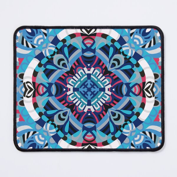 Item preview, Mandala No. 16 in Red, White and Blues designed and sold by denisebrown.