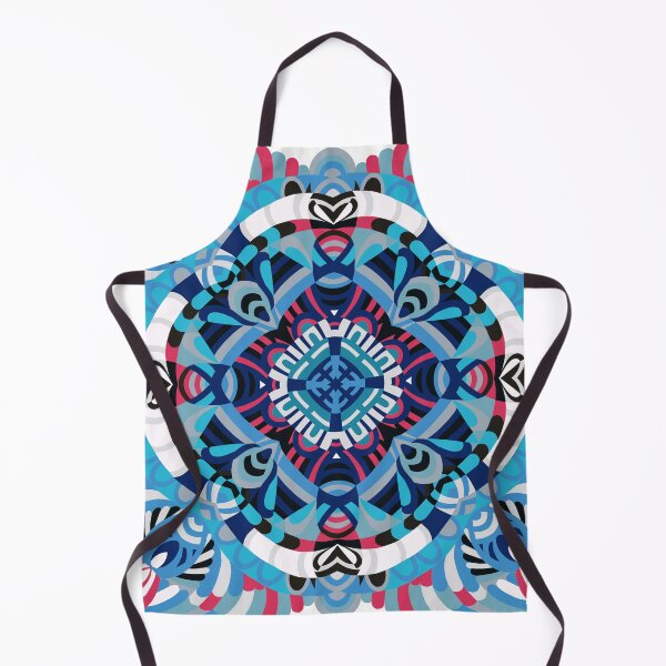 Item preview, Mandala No. 16 in Red, White and Blues designed and sold by denisebrown.