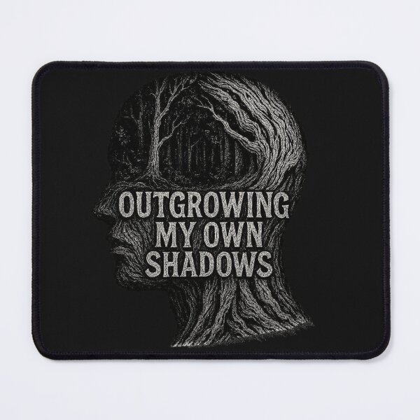 Item preview, Outgrowing My Own Shadows - Botanical Mind (Dark Edition) designed and sold by AcosDesign.