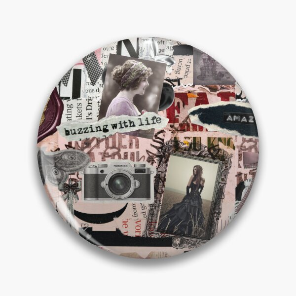 Item preview, Vintage Paris Coquette Collage Art (Whimsigoth Junk Journal Scrapbook) designed and sold by Side By Side Studio.