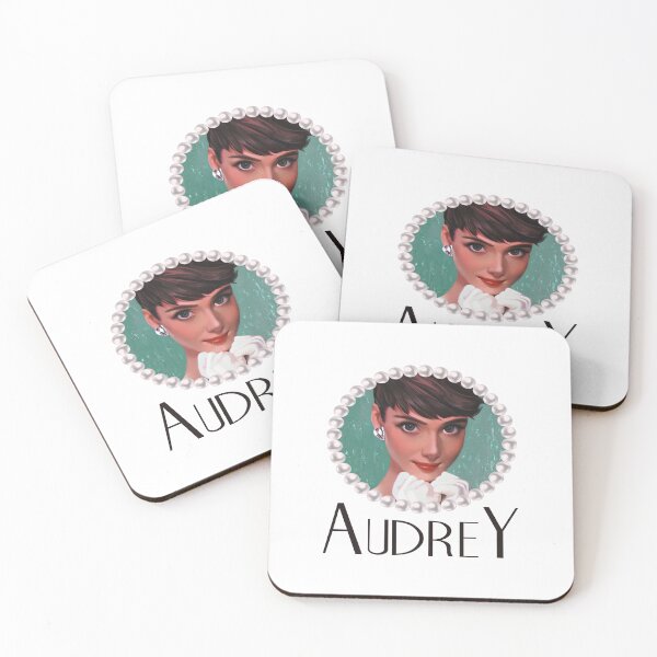 Item preview, Audrey in Pearls (on White) designed and sold by PawsitiveMum3.