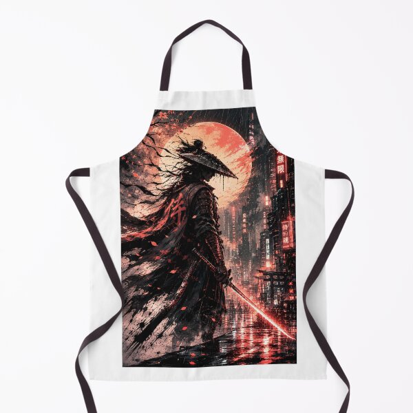 Item preview, Cyber Samurai Crimson Moon designed and sold by AmberStoree.