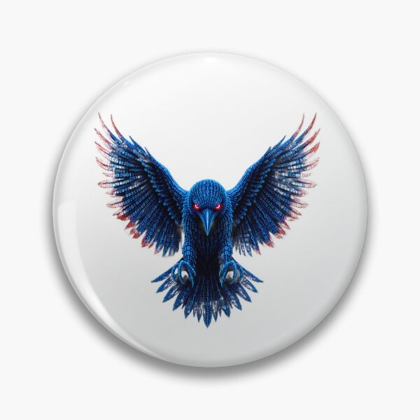 Item preview, Binary Cyber Raven designed and sold by Kicor.