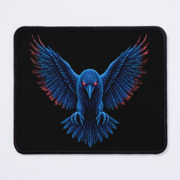 Item preview, Binary Cyber Raven designed and sold by Kicor.