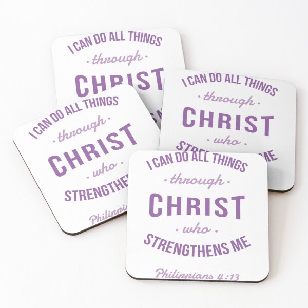 Item preview, I can do all things through Christ  designed and sold by Line2lifeart.