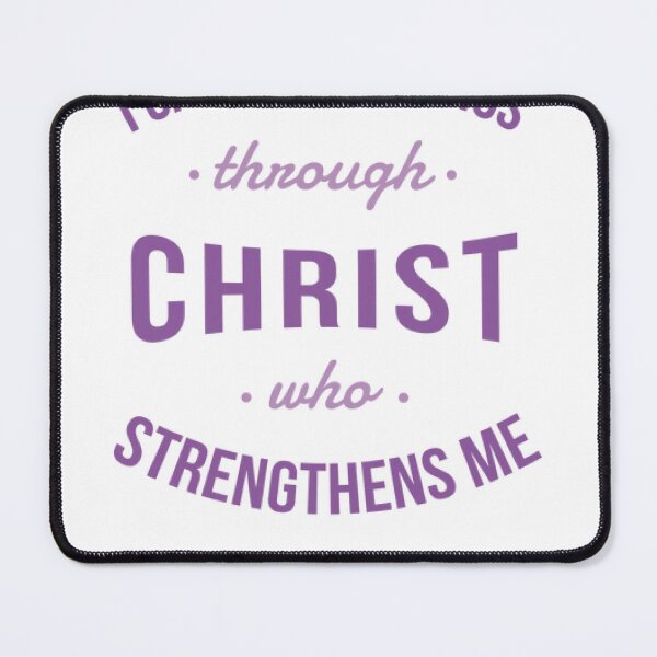 Item preview, I can do all things through Christ designed and sold by Line2lifeart.