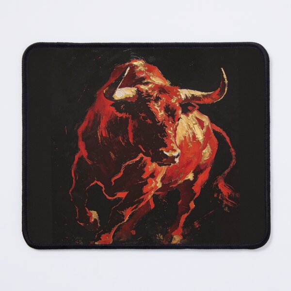 Item preview, Abstract Spain Charging Bull Art - La Furia Roja Fan Gear designed and sold by NDstudio.