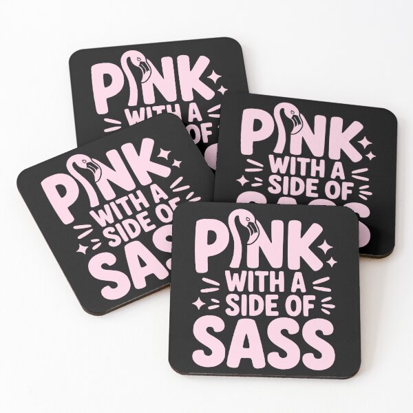 Item preview, Pink With A Side Of Sass designed and sold by theartfulaspie.