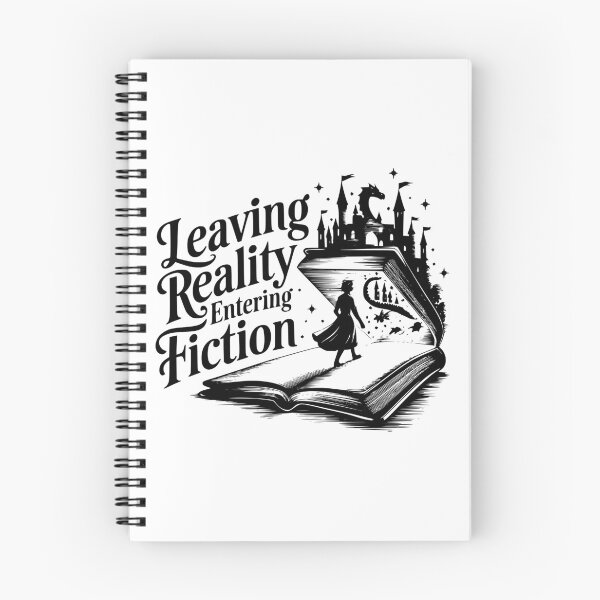 Item preview, leaving reality entering fiction designed and sold by Phoenix-Fire1.