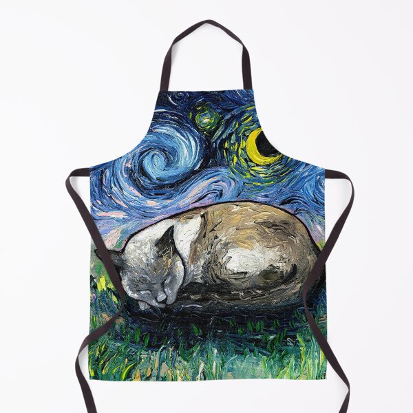 Item preview, Sleepy Siamese Cat Night designed and sold by AjaTrier.