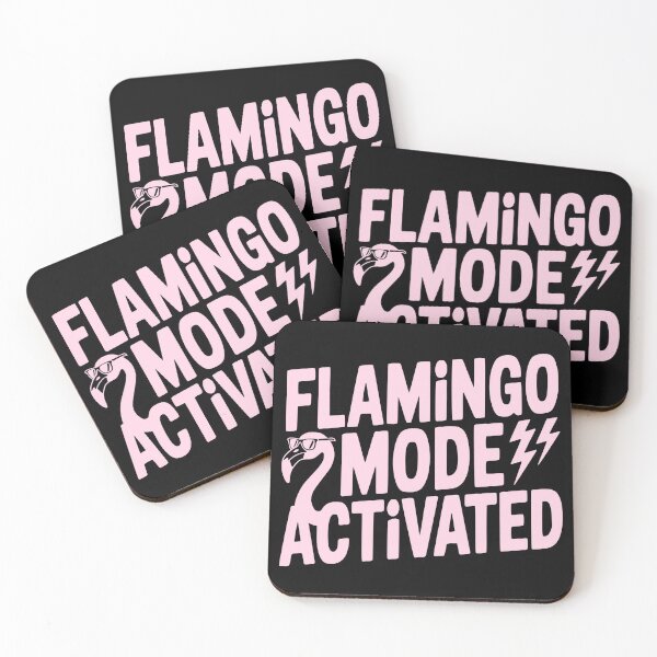 Item preview, Flamingo Mode Activated designed and sold by theartfulaspie.