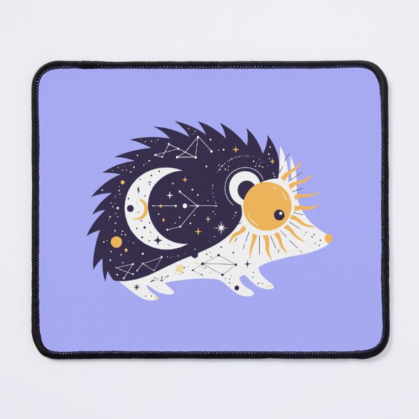 Item preview, Cosmic Celestial Hedgehog Moon Sun Constellation Art designed and sold by Amir Faysal.